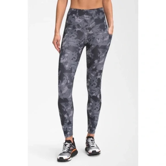 North Face Printed Motivation High Rise 7/8 Pocket Leggings - Picture 1 of 6